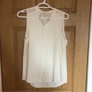 Michael Kors lace Shoulder Sleeveless Top